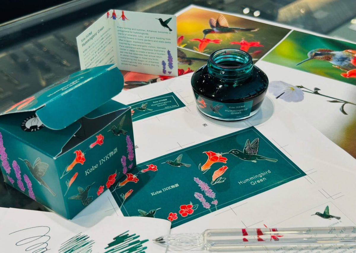 幸せを呼ぶハチドリから着想を得た「Kobe INK物語」特別色 Hummingbird Greenが登場！の画像1