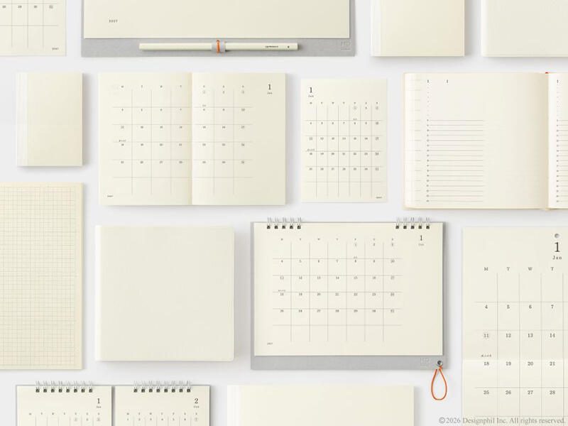 ミニマルなデザインで「書く」を楽しむ！2027年版「MD PRODUCT」ダイアリー・カレンダーが登場の画像1