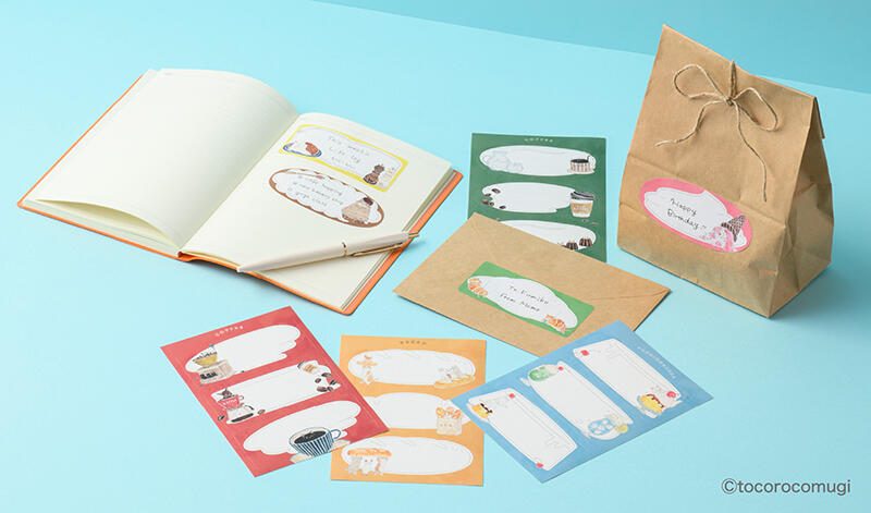 トコロコムギさんのシュールでかわいい世界観が魅力！ヒサゴ「ちょい書きシール」第2弾が登場の画像1